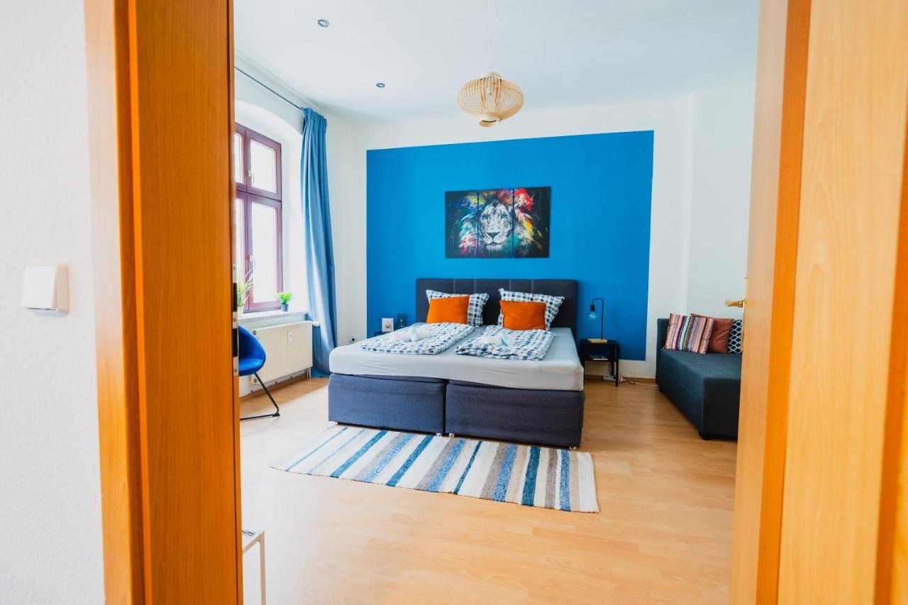 Blue Chili 08 - Magdeburg 2-Zimmer Altbau, Wi-Fi, 5 Pax Eksteriør bilde