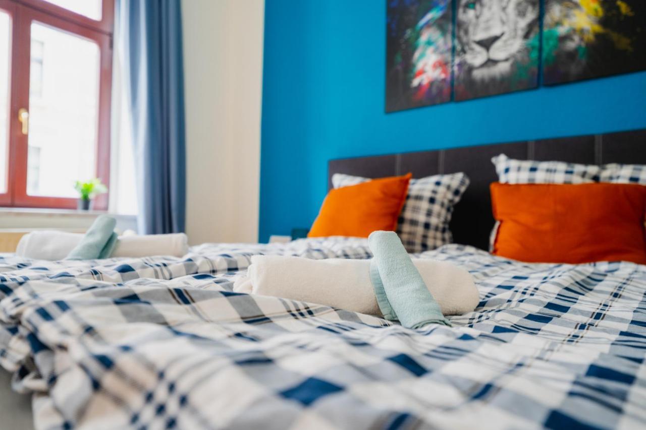 Blue Chili 08 - Magdeburg 2-Zimmer Altbau, Wi-Fi, 5 Pax Eksteriør bilde